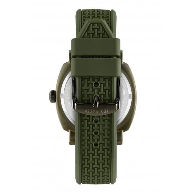 Gents Caine Silicone Green Watch BKPCNS309Ted Baker WatchesBKPCNS309UO