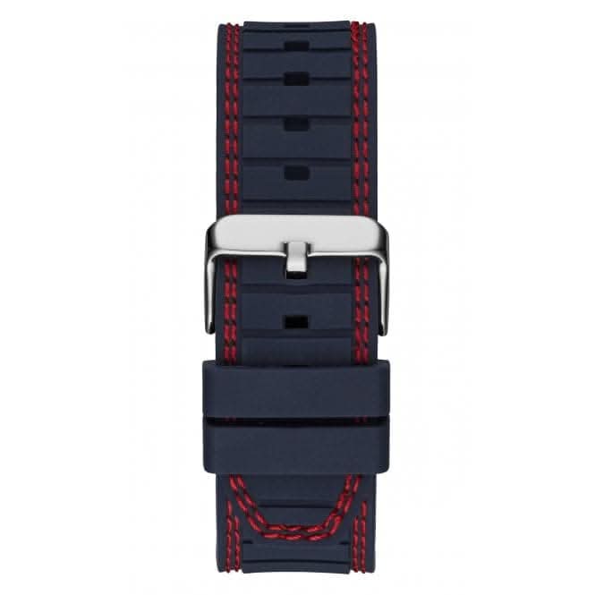 Gents Circuit Silicone Silver Watch GW0487G1Guess WatchesGW0487G1