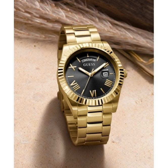 Gents Connoisseur Stainless Steel Gold Tone Watch GW0265G3Guess WatchesGW0265G3
