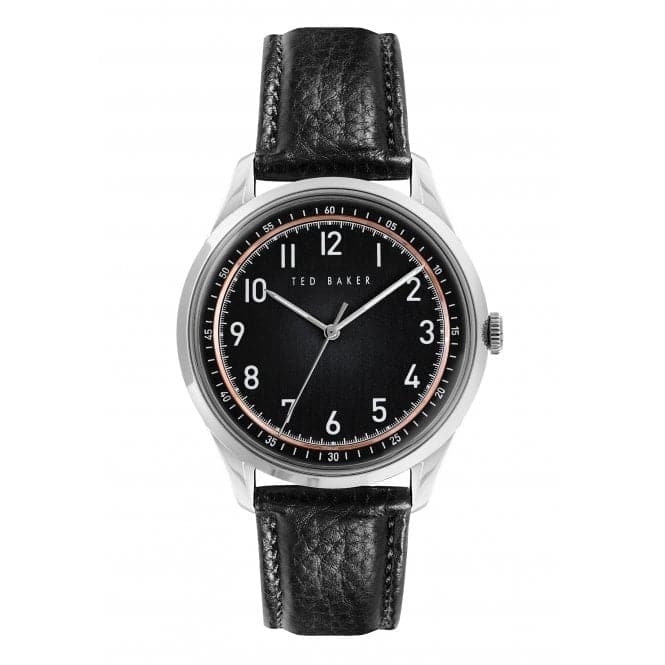 Gents Daquir Black Steel Watch BKPDQS110Ted Baker WatchesBKPDQS110UO