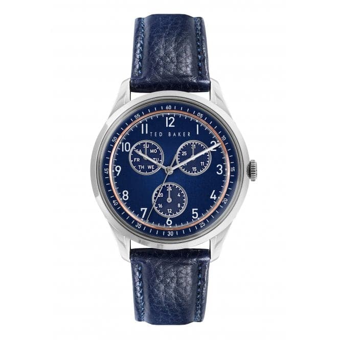 Gents Daquir Multi Blue Steel Watch BKPDQS107Ted Baker WatchesBKPDQS107UO