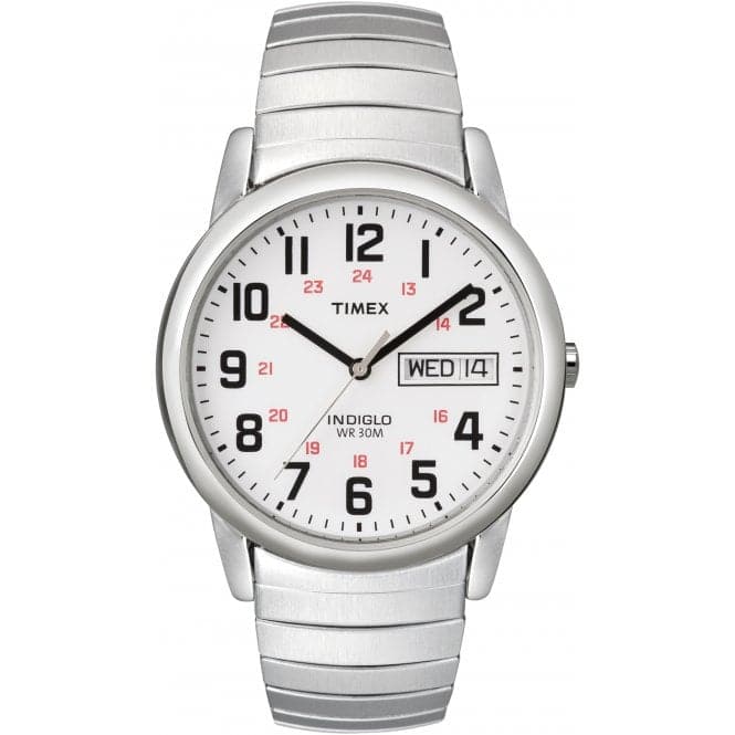 Gents Easy Reader Silver Watch T20461Timex WatchesT20461D7PF