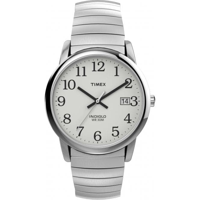 Gents Easy Reader Silver Watch T2H451Timex WatchesT2H451