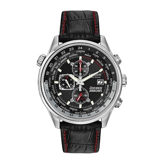 Gents Eco - Drive Red Arrow Strap Watch CA0080 - 03ECitizenCA0080 - 03E