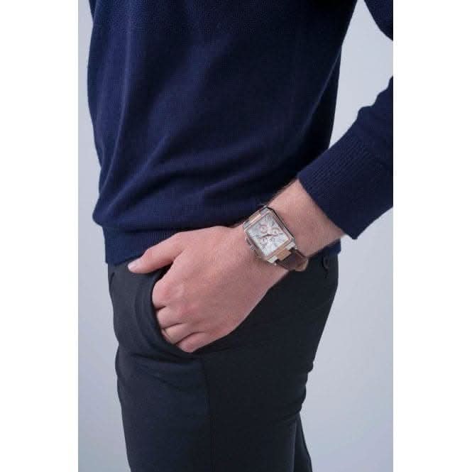 Gents Elite Silver Rose Gold Watch Z06002G1MFGc WatchesZ06002G1MF