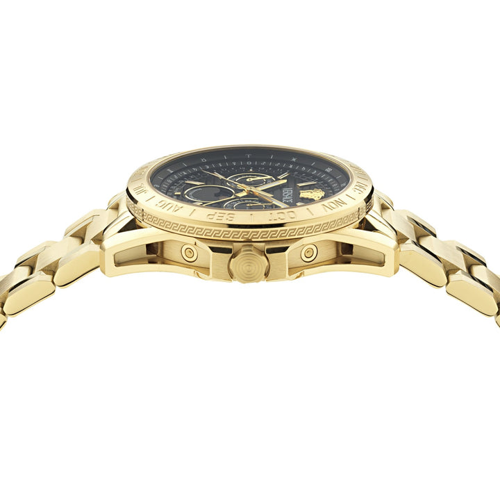 Gents Galaxy Moonph Black Guilloch Watch VE0K00425Versace WatchesVE0K00425