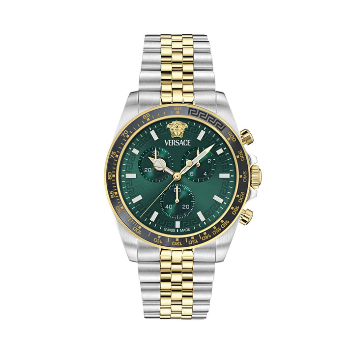 Gents Greca Chr Wave Green Watch VE0H00425Versace WatchesVE0H00425