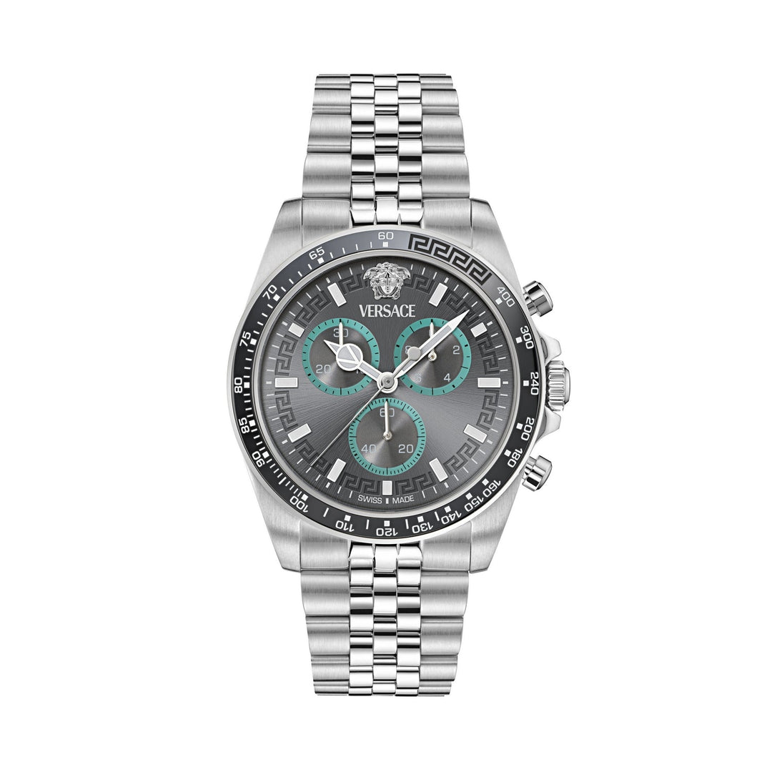 Gents Greca Chr Wave Grey Watch VE0H00325Versace WatchesVE0H00325