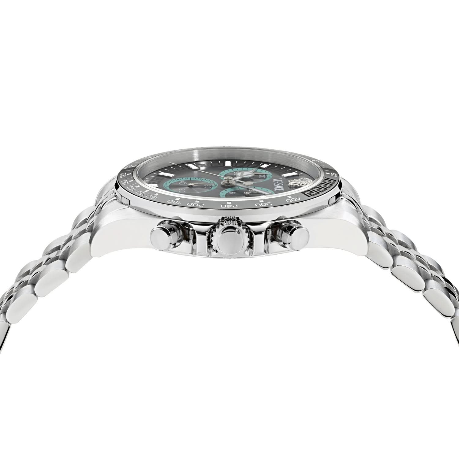 Gents Greca Chr Wave Grey Watch VE0H00325Versace WatchesVE0H00325