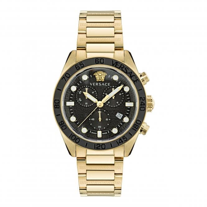 Gents Greca Dome Gold - Tone Watch VE6K00523Versace WatchesVE6K00523