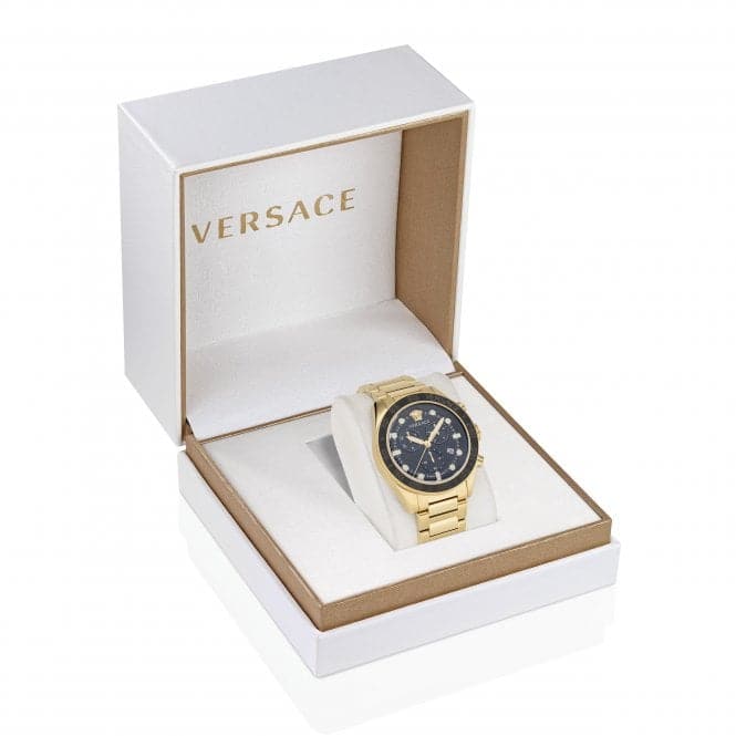 Gents Greca Dome Gold - Tone Watch VE6K00523Versace WatchesVE6K00523