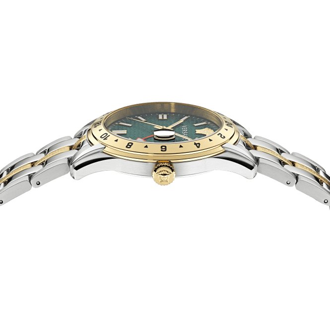 Gents Greca Time Gold - Tone Watch VE7C00623Versace WatchesVE7C00623
