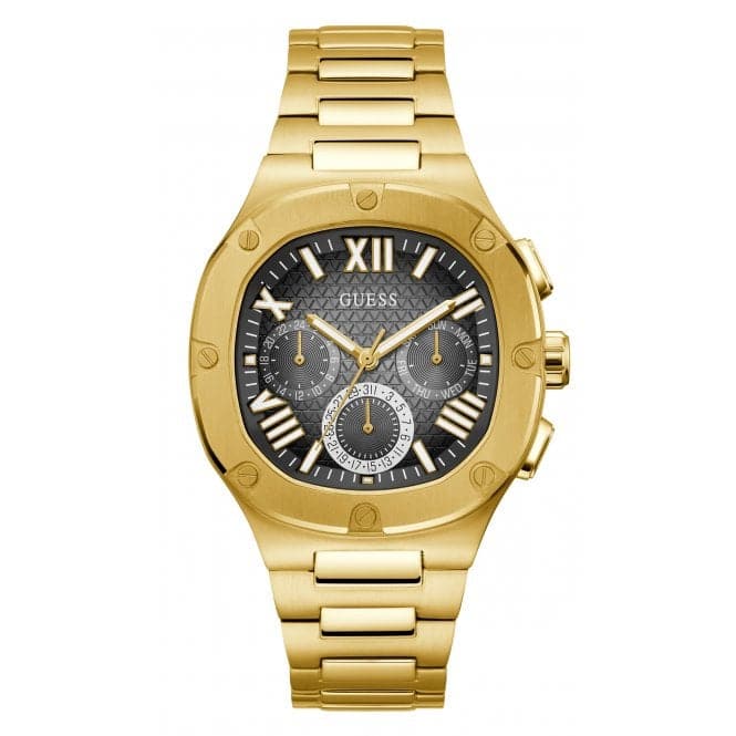 Gents Headline Stainless Steel Gold Watch GW0572G2Guess WatchesGW0572G2