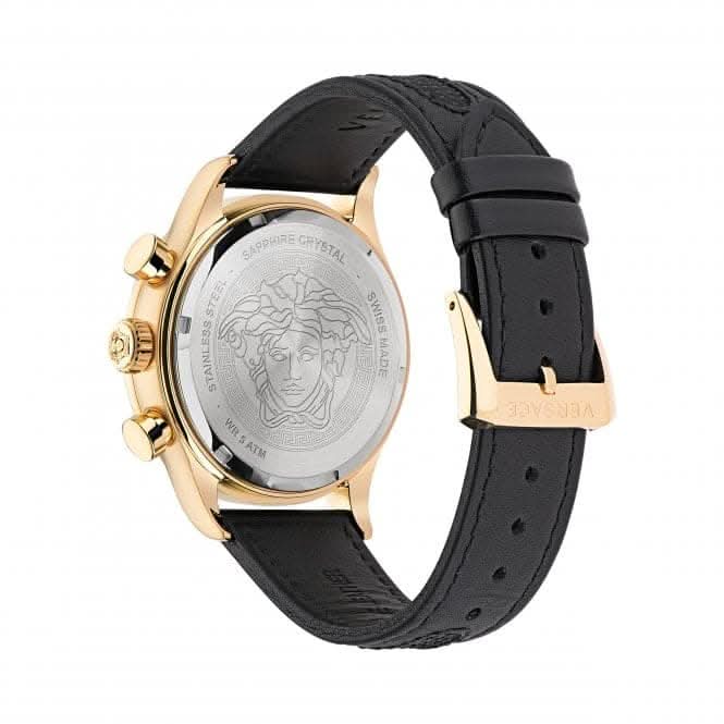 Gents Hellenyium Gold - Tone White - Silver Watch VE2U00222Versace WatchesVE2U00222