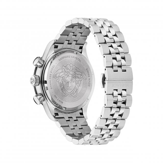 Gents Hellenyium Stainless Steel Black Watch VE2U00322Versace WatchesVE2U00322