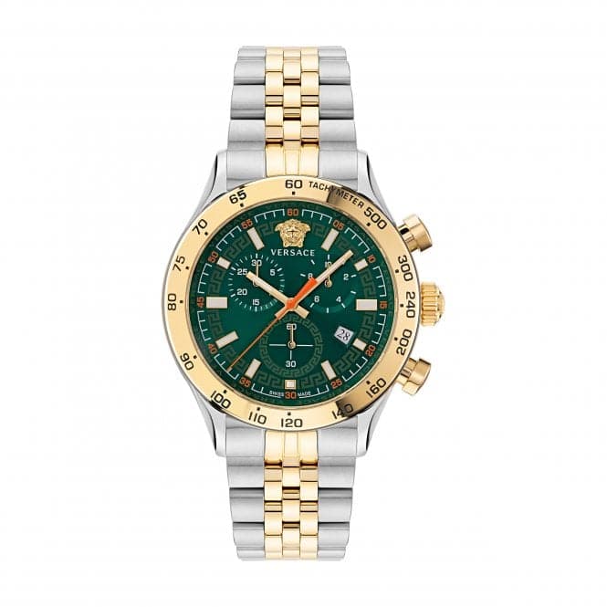 Gents Hellenyium Stainless Steel Green Watch VE2U00522Versace WatchesVE2U00522