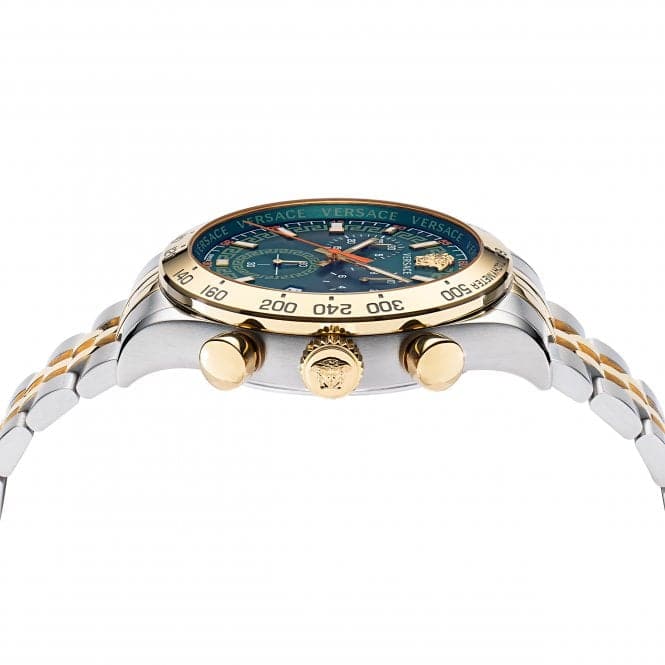 Gents Hellenyium Stainless Steel Green Watch VE2U00522Versace WatchesVE2U00522