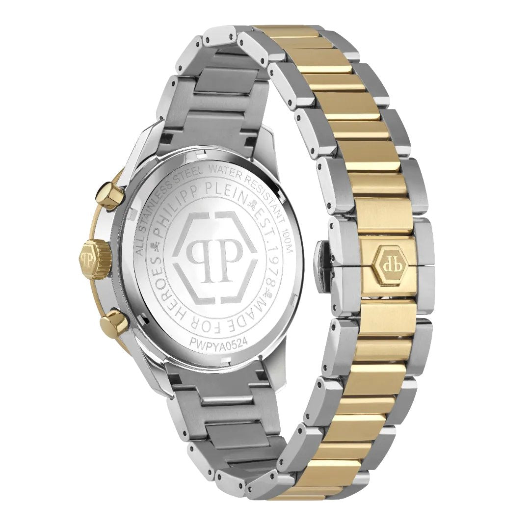 Gents Hyper - Sport Pleinmeter Silver Gold Watch PWPYA0524Philipp PleinPWPYA0524