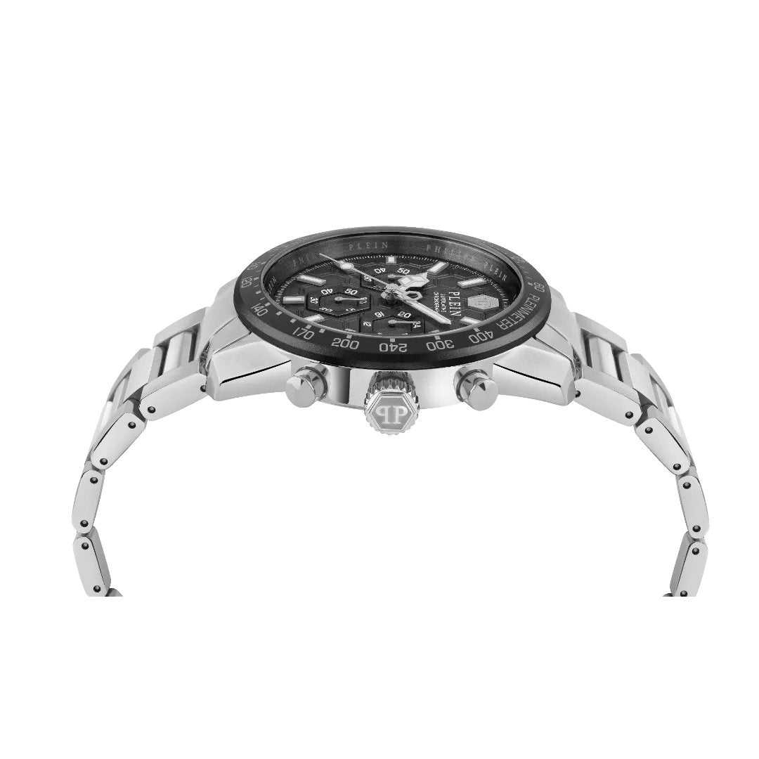 Gents Hyper - Sport Pleinmeter Silver Watch PWPYA0424Philipp PleinPWPYA0424