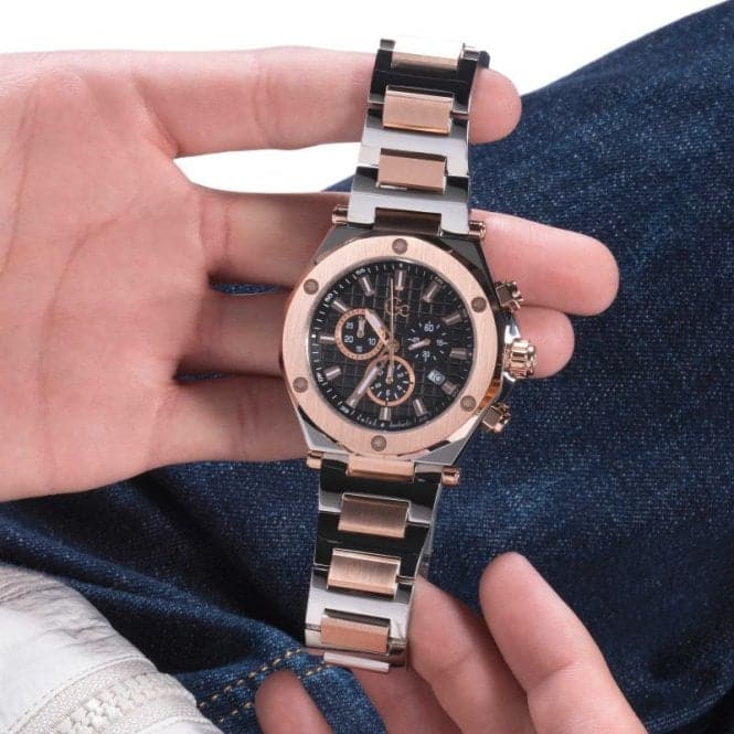 Gents Legacy Silver & Rose Gold Watch Z18001G2MFGc WatchesZ18001G2MF