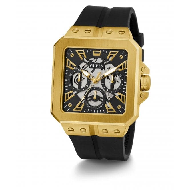 Gents Leo Gold Tone Watch GW0637G2Guess WatchesGW0637G2