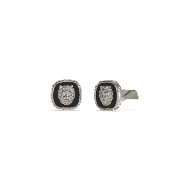 Gents Lion 18mm Coin Cufflinks UMC04008STBKGuess JewelleryUMC04008STBK