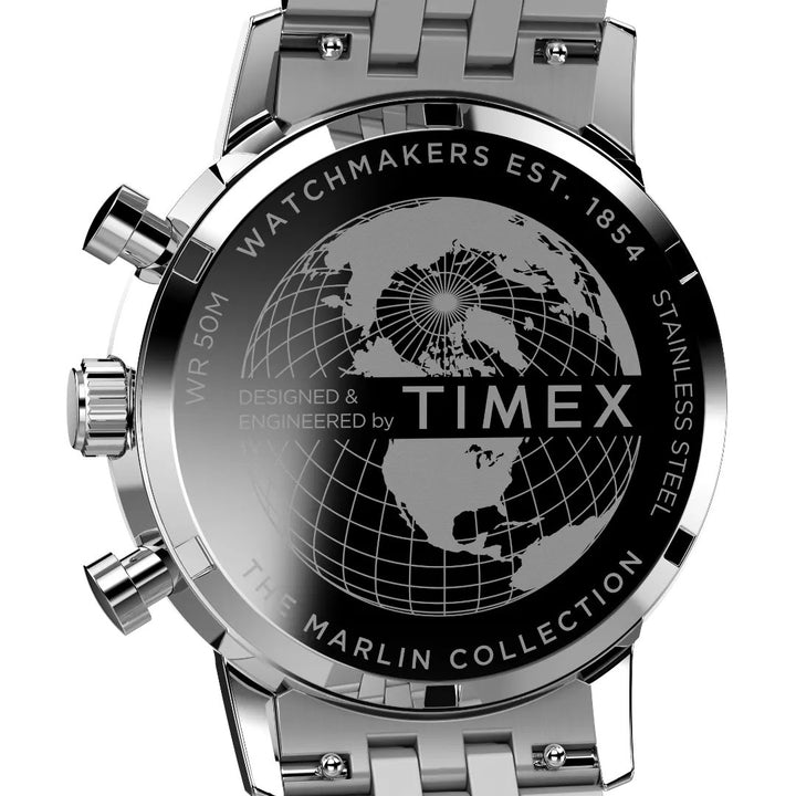 Gents Marlin Silver - Tone Watch TW2W10400Timex WatchesTW2W10400