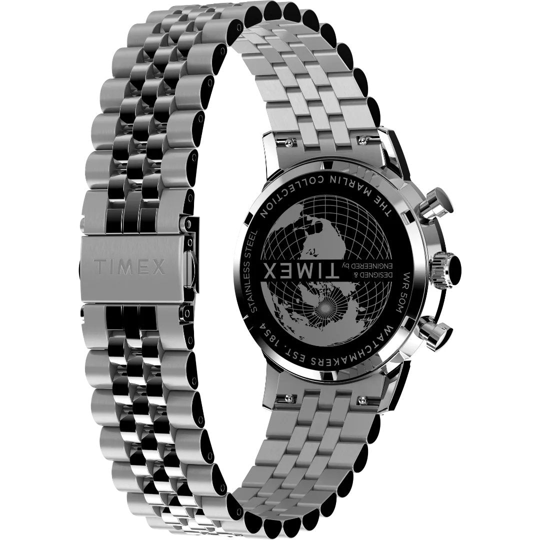 Gents Marlin Silver - Tone Watch TW2W10400Timex WatchesTW2W10400