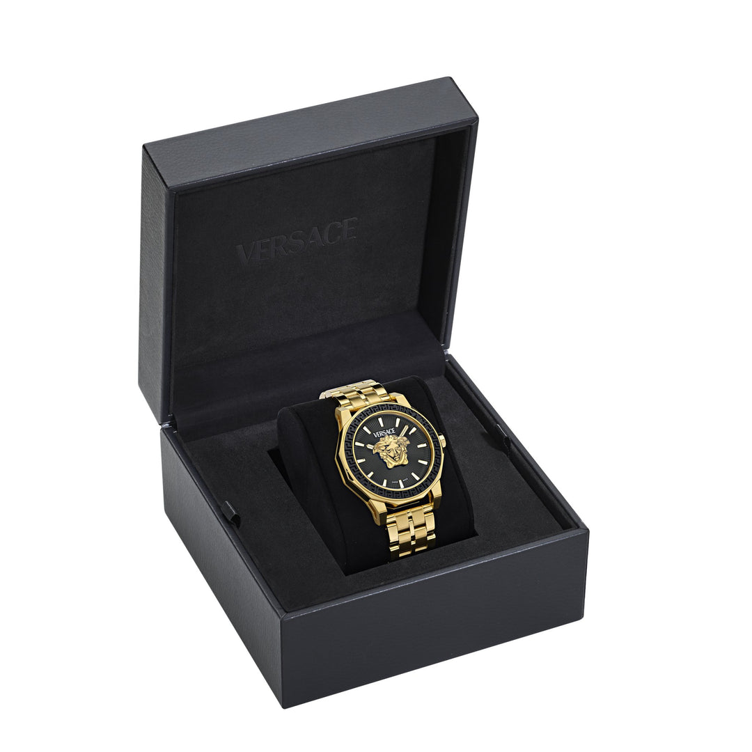 Gents Medusa Deco Black Watch VE9I00424Versace WatchesVE9I00424