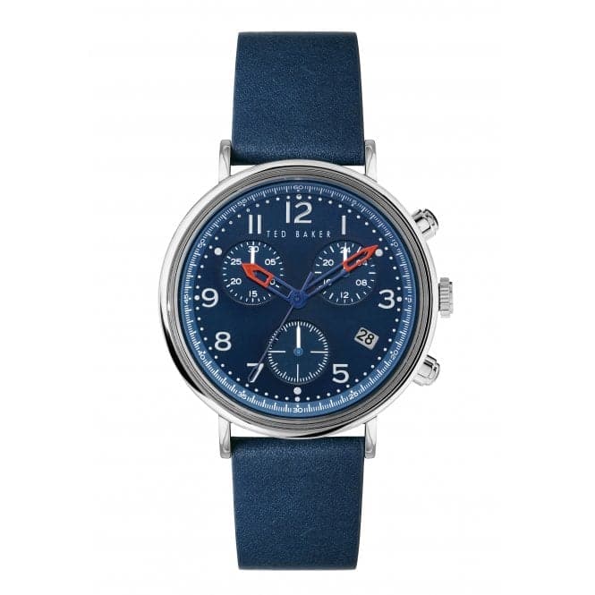 Gents Mimosaa Chrono Blue Leather Watch BKPMMF127Ted Baker WatchesBKPMMF127UO