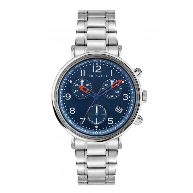 Gents Mimosaa Chrono Silver Tone Stainless Steel Watch BKPMMF123Ted Baker WatchesBKPMMF123UO