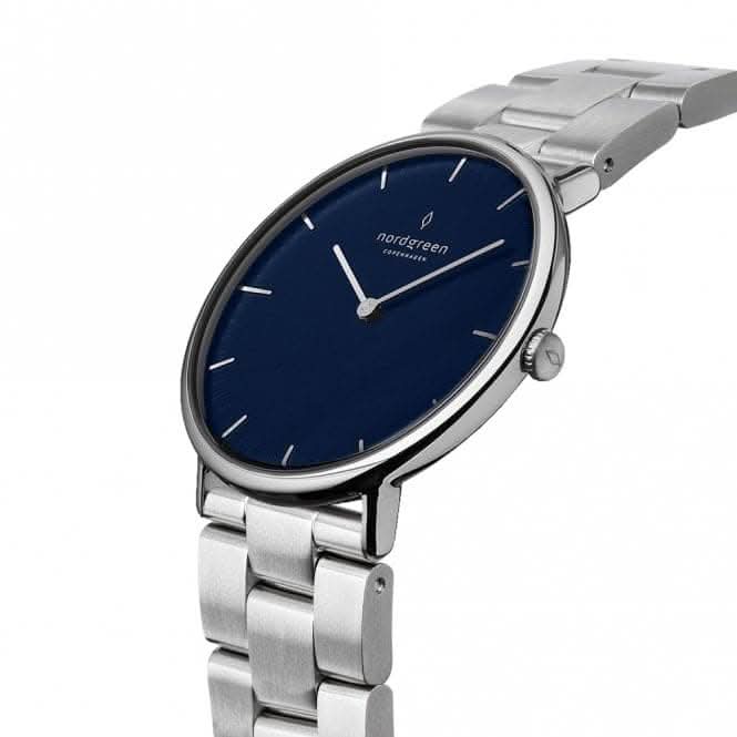 Gents Native Link Silver 40mm Watch NR40SI3LSINA