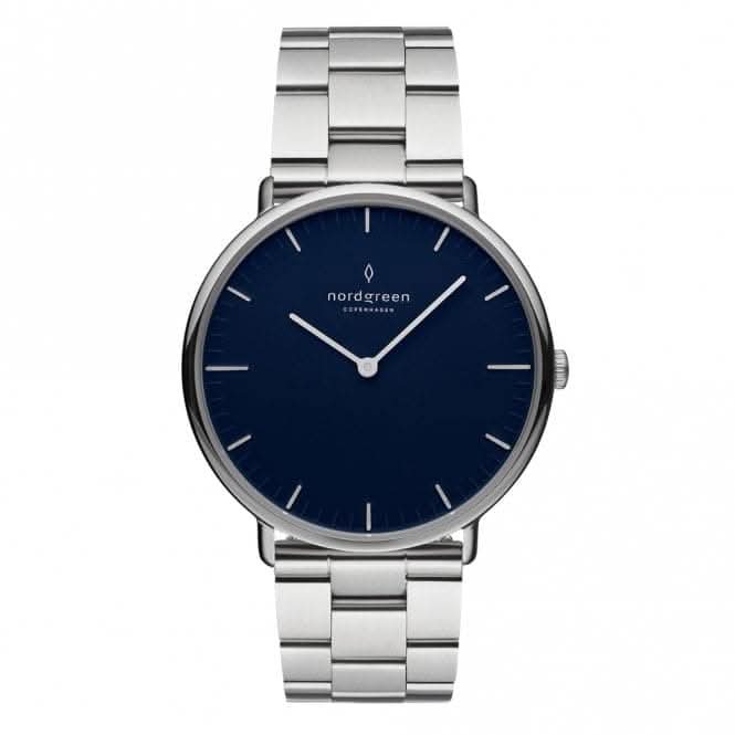 Gents Native Link Silver 40mm Watch NR40SI3LSINA