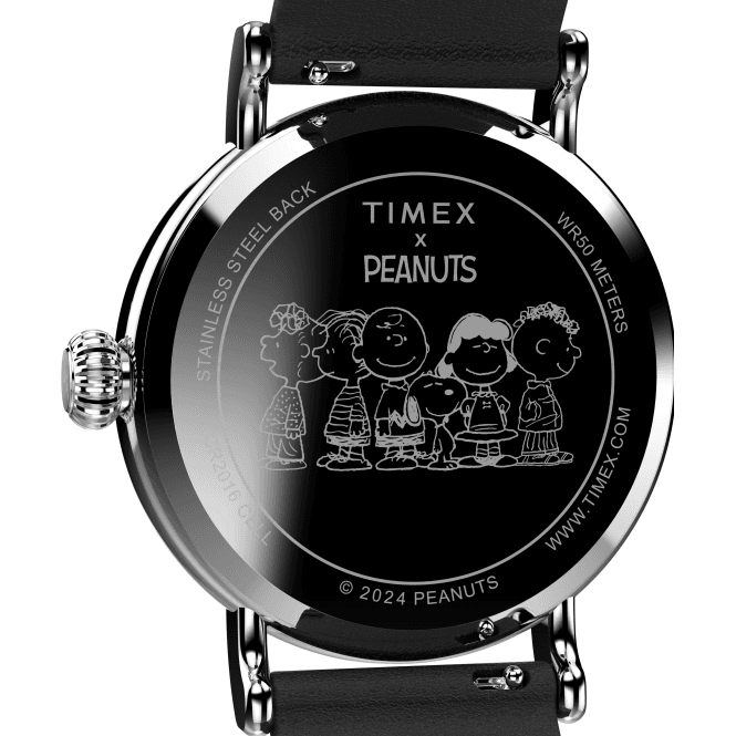 Gents Peanuts Waterbury Standard Silver - Tone Watch TW2W45900Timex WatchesTW2W45900