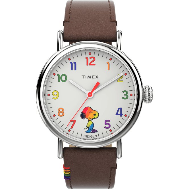 Gents Peanuts Waterbury Standard White Watch TW2W53900Timex WatchesTW2W53900
