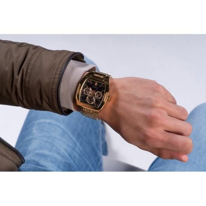 Gents Phoenix Stainless Steel Gold Tone Watch GW0456G1Guess WatchesGW0456G1