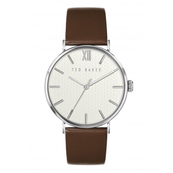 Gents Phylipa Gents Leather Brown Watch BKPPGS215Ted Baker WatchesBKPPGS215UO