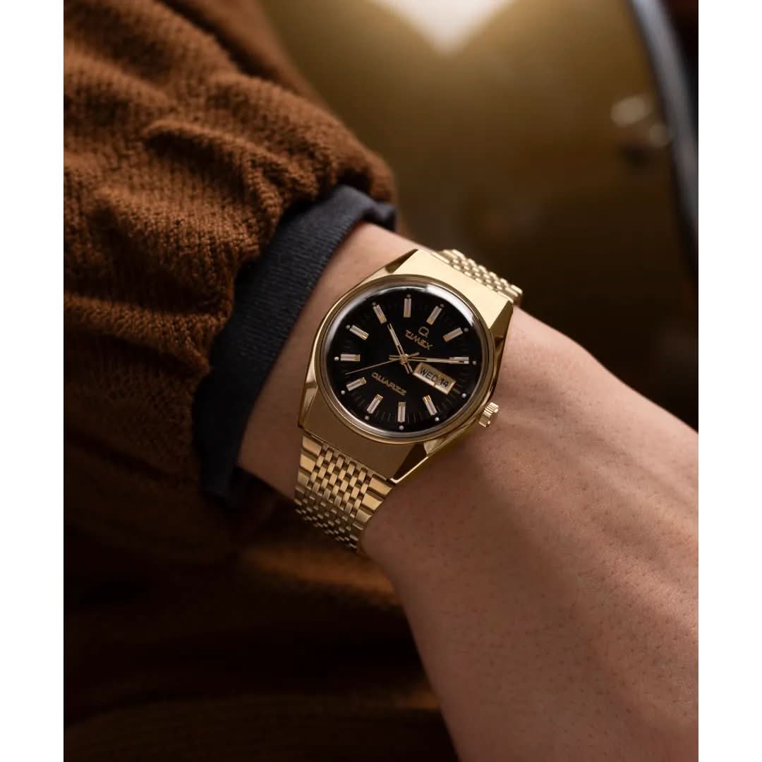 Timex Q Falcon Eye Black Watch – Acotis Jewellery