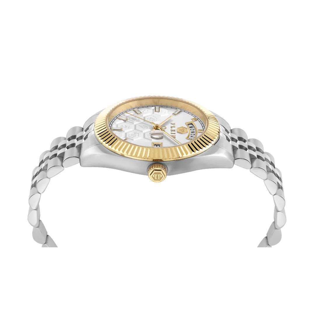 Gents Rock Couture Date Superlative Silver Watch PWPVA0324Philipp PleinPWPVA0324