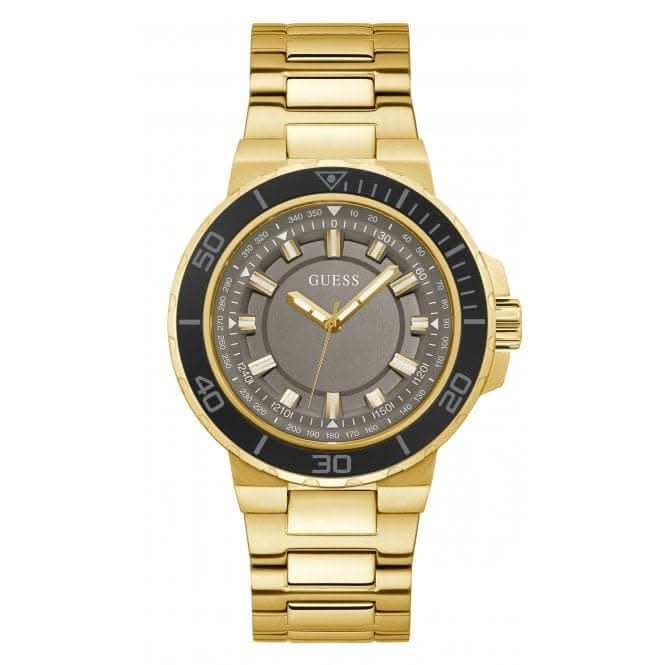 Gents Track Stainless Steel Gold Tone Watch GW0426G2Guess WatchesGW0426G2