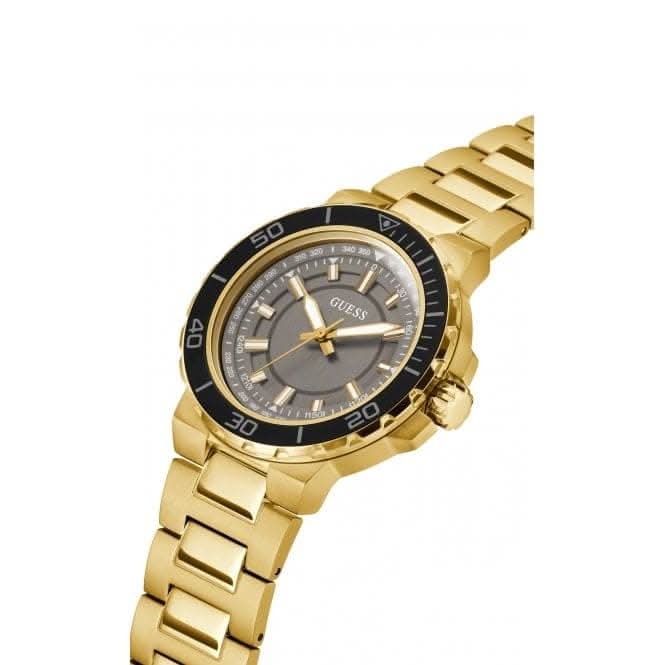 Gents Track Stainless Steel Gold Tone Watch GW0426G2Guess WatchesGW0426G2