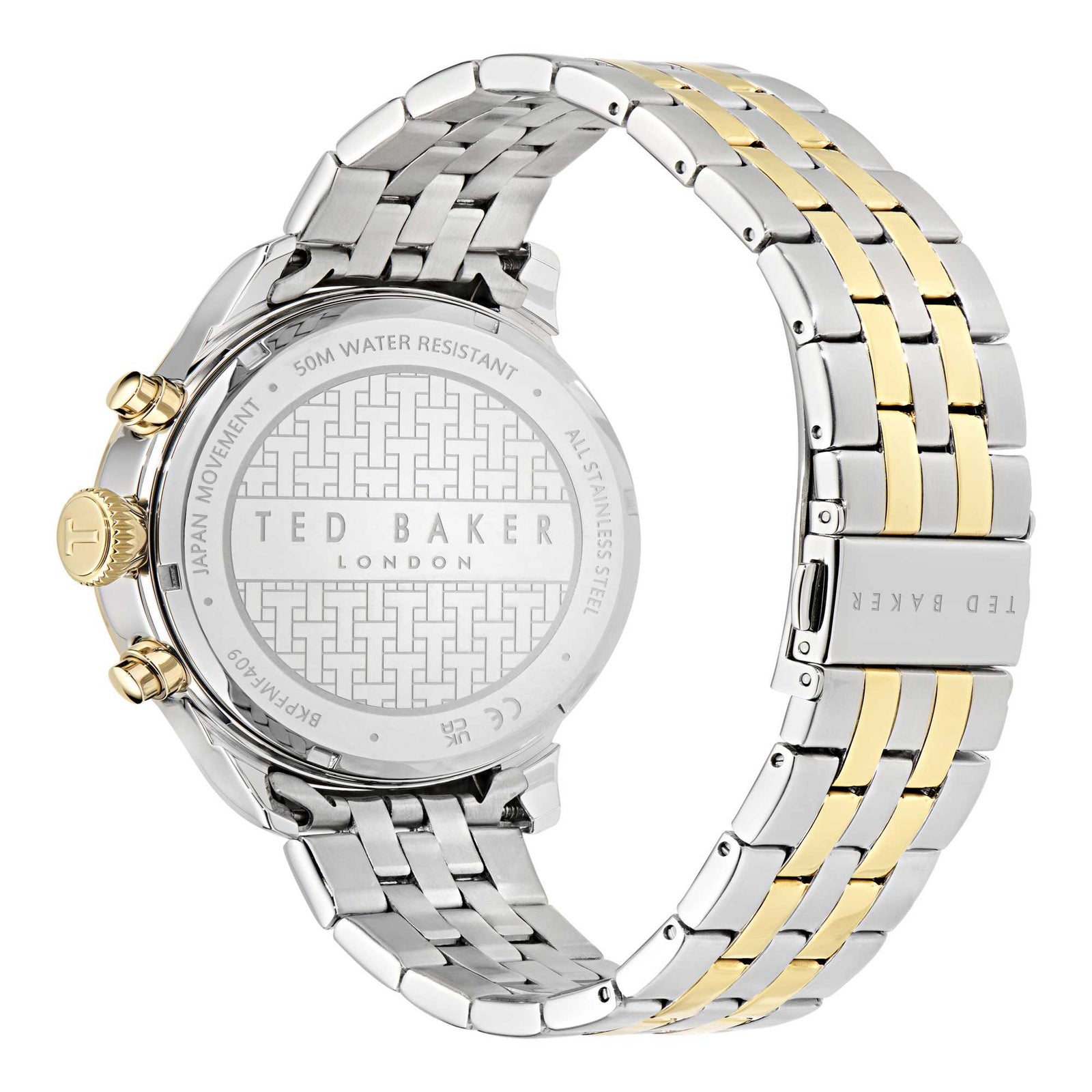 Gents Urban Silver - Tone Steel Watch BKPFMF409Ted Baker WatchesBKPFMF409