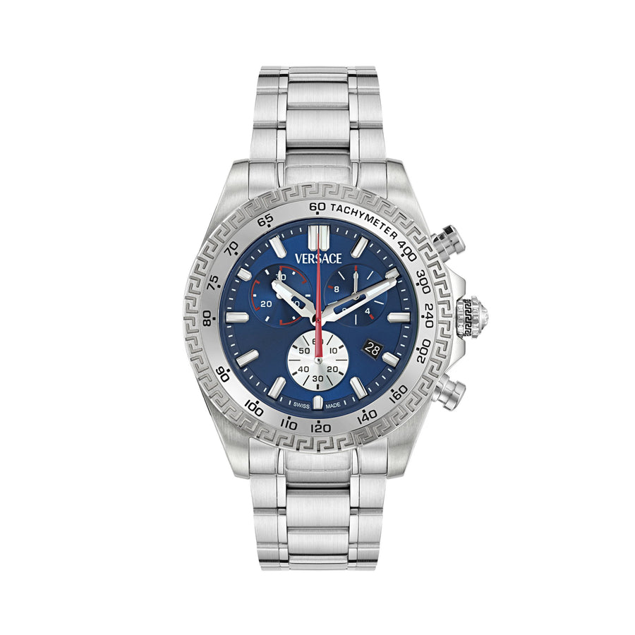 Gents Versace Chrono Blue Watch VE9K00324Versace WatchesVE9K00324