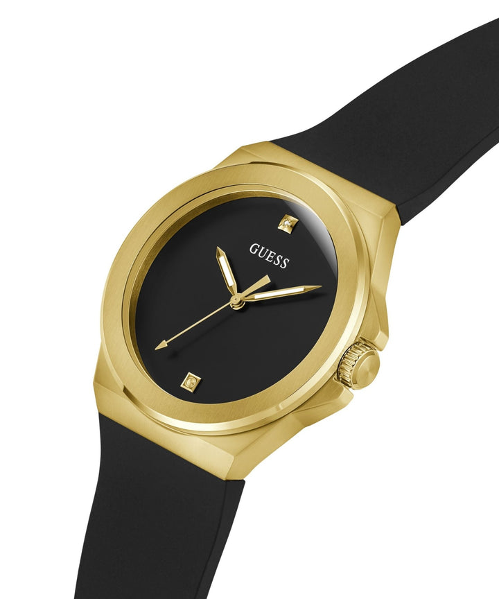 Gents Vinyl Gold Tone Silicone Watch GW0790G1Guess WatchesGW0790G1