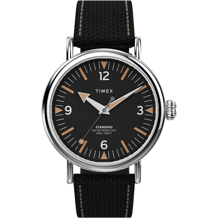 Gents Waterbury Black Watch TW2V44000Timex WatchesTW2V44000