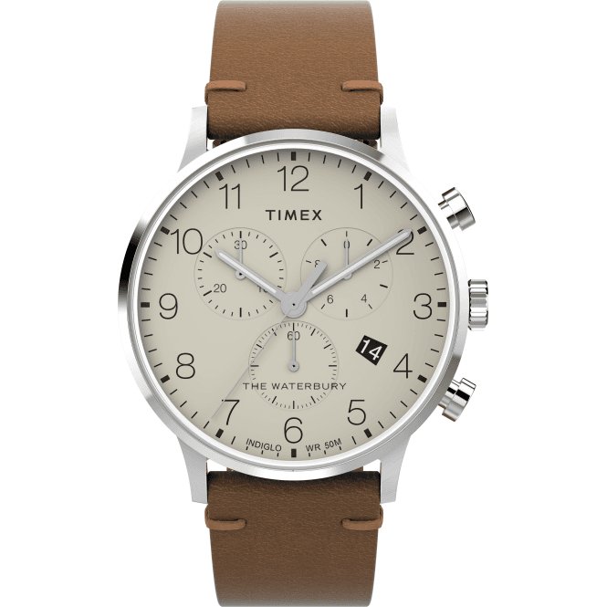 Gents Waterbury Classic Cream Watch TW2W50900Timex WatchesTW2W50900