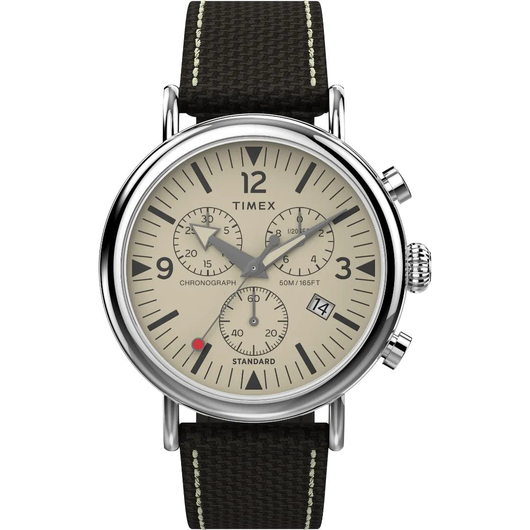 Gents Waterbury Cream Watch TW2V43800Timex WatchesTW2V43800