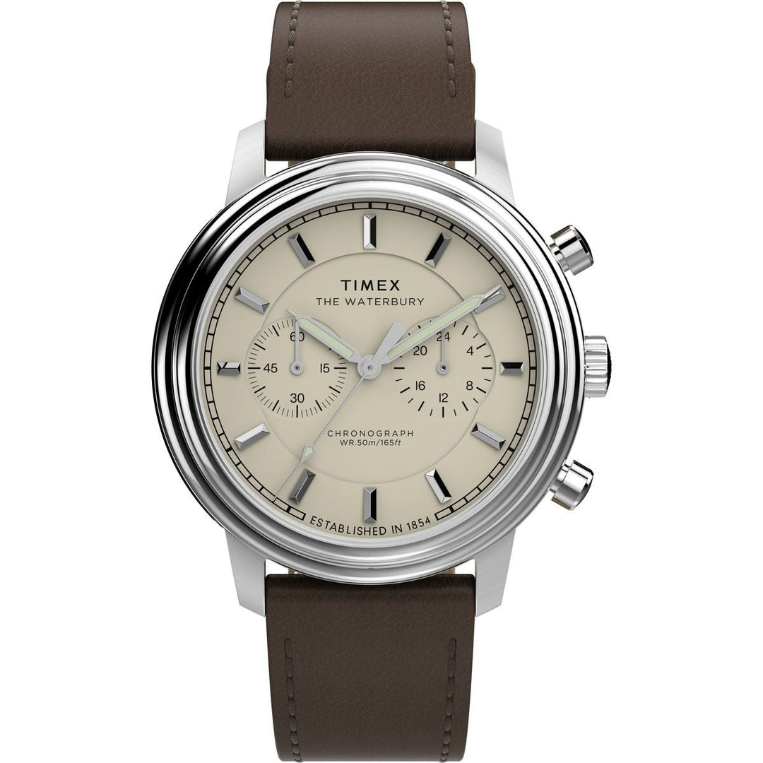 Gents Waterbury Metropolitan Stainless Steel Watch TW2Y23500Timex WatchesTW2Y23500