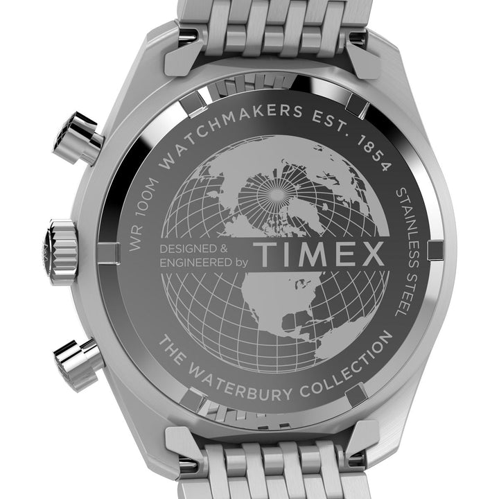 Gents Waterbury Traditional Stainless Steel Watch TW2Y18500Timex WatchesTW2Y18500