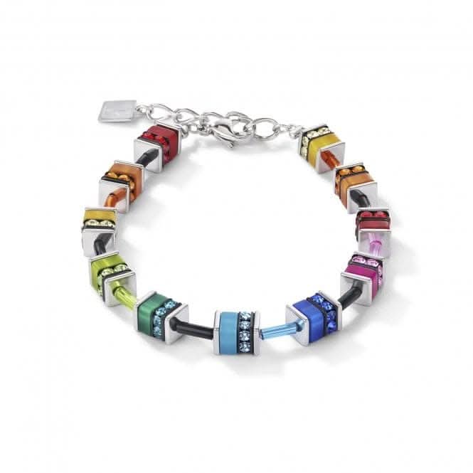 GeoCUBE® Classic Polaris & Rhinestone Multicolour Bracelet 4409/30 - 1500Coeur De Lion4409/30 - 1500